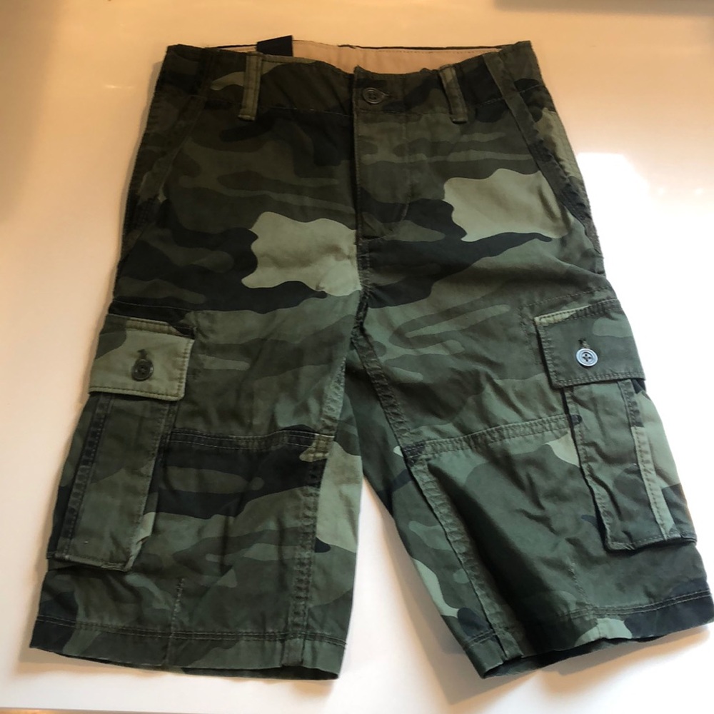 Boys GAP camo shorts